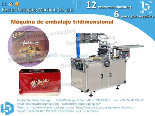 Máquina de envasado tridimensional para el envasado de cigarrillos de perfume