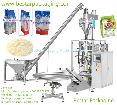 Máquina automática de embalaje de bolsas de polvo, con relleno Auger, transportador en espiral, transportador de producto ((HOT!!!)
