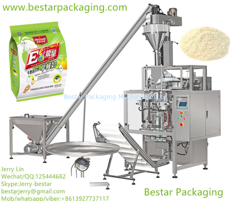 Máquina automática de embalaje de bolsas de polvo, con relleno Auger, transportador en espiral, transportador de producto ((HOT!!!)