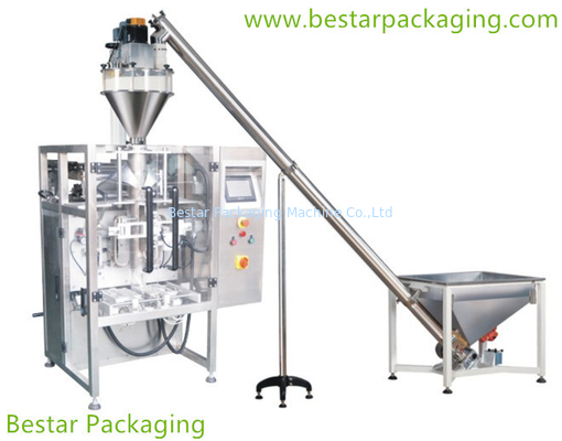 Máquina automática de embalaje de bolsas de polvo, con relleno Auger, transportador en espiral, transportador de producto ((HOT!!!)