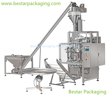 Máquina automática de embalaje de bolsas de polvo, con relleno Auger, transportador en espiral, transportador de producto ((HOT!!!)