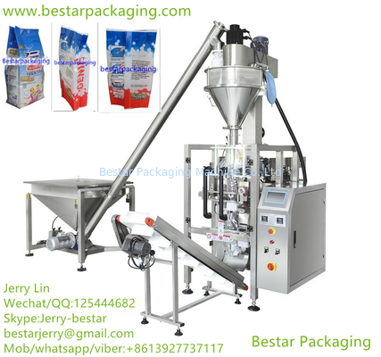 Máquina automática de embalaje de bolsas de polvo, con relleno Auger, transportador en espiral, transportador de producto ((HOT!!!)