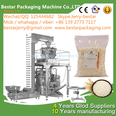 Máquina automática de embalaje de bolsas de arroz BSTV-420AZ 500g,1kg,2kg,2.5KG, 3KG, 5KG