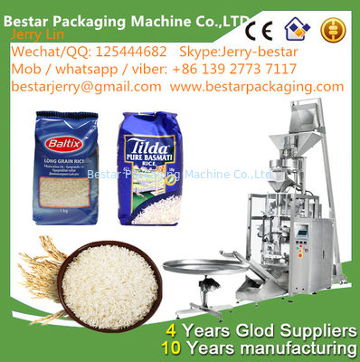 Máquina automática de embalaje de bolsas de arroz BSTV-420AZ 500g,1kg,2kg,2.5KG, 3KG, 5KG