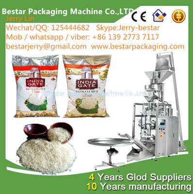 Máquina automática de embalaje de bolsas de arroz BSTV-420AZ 500g,1kg,2kg,2.5KG, 3KG, 5KG