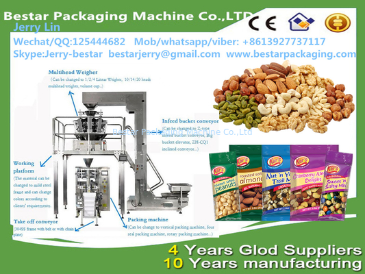 Máquina automática de embalaje de papas fritas de planta máquina de embalaje de papas fritas de plátano máquina de embalaje de bocadillos