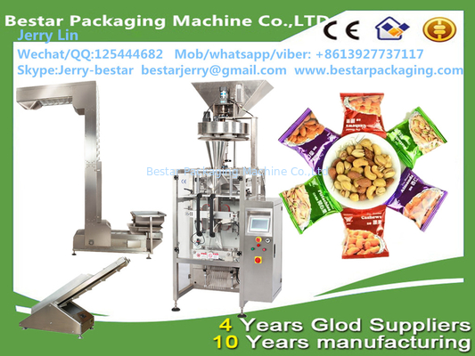 Máquina de embalaje de nueces Bestar embalaje multi-cabezas pesadora automática máquina de embalaje de nueces de anacardo Bestar embalaje