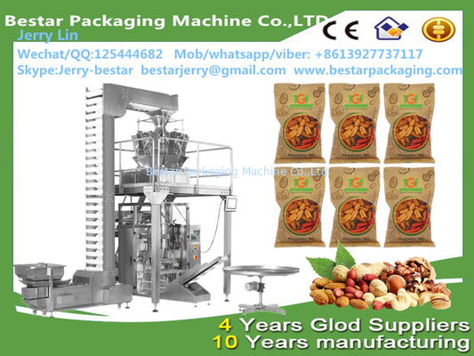 Granulado vertical de palomitas de maíz de caju Chips de azúcar de nueces máquina de embalaje BSTV-520CZ 100g,200g,300g,500g,800g,1kg,2kg,2.5KG