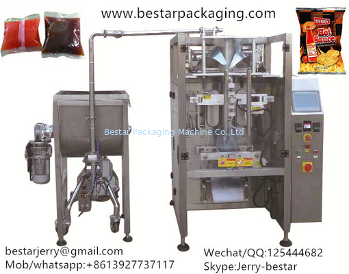 máquina de embalaje bestar 2kg adhesivo bolsa bolsa forma vertical llenar máquina de sello 1kg aceite de cocina máquina de embalaje bestar