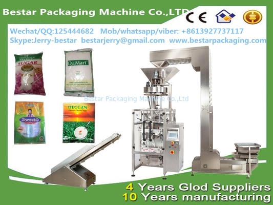 Máquina de embalaje de granulados de alimentos para avena, café, azúcar granulado, medicina y té