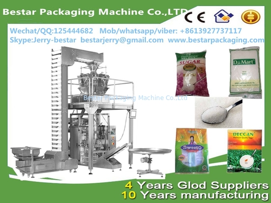 Máquina de embalaje de granulados de alimentos para avena, café, azúcar granulado, medicina y té