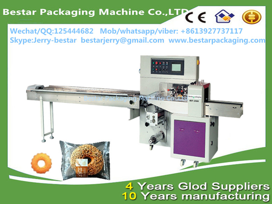 Automático de chocolate galletas pan instantáneo fideos almohada de flujo de embalaje máquina de embalaje bestar BST-250X