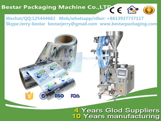 Película de embalaje automática sello térmico embalaje laminado película de té de hierbas con máquina de embalaje de pesaje de bestar