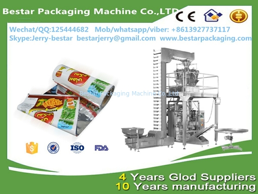 Embalaje de alimentos de calidad alimenticia rollo de película de plástico para bolsa de agua 500ml & bestar máquina de embalaje