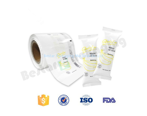 ¡ Bien! película de plástico para alimentos para empacar helados. Envasado de alimentos película de plástico de rodillo con máquina de empaque bestar