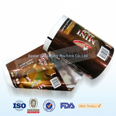 Película de plástico alimentario para el embalaje de helados.Rollo de película de plástico para el embalaje de alimentos con máquina de embalaje bestar