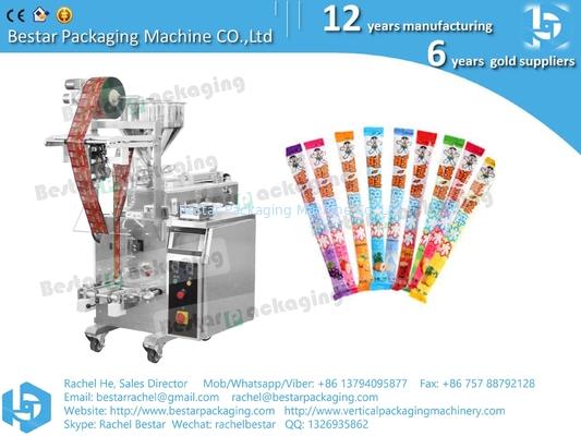 Máquina de embalaje de helados, líquido de medición automática y relleno