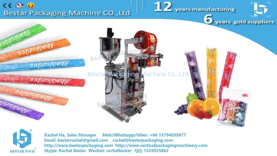 Máquina para hacer golosinas de hielo [Bestar] Máquina automática de embalaje de llenado de líquido