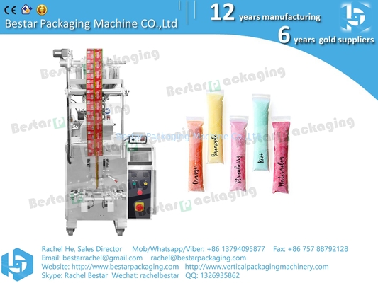 Máquina para empacar helados Bestar, máquina para empacar golosinas de hielo