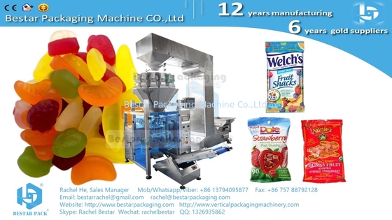 Máquina automática de embalaje de caramelos de fruta