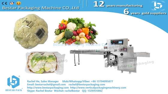 Máquina para envolver bandejas de verduras, taller de verduras caso real