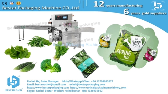 Máquina para envolver bandejas de verduras, taller de verduras caso real