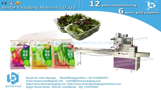 Máquina para envolver bandejas de verduras, taller de verduras caso real