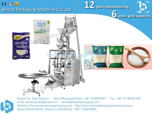 Máquina de embalaje automática de 500 g de bolsa de azúcar
