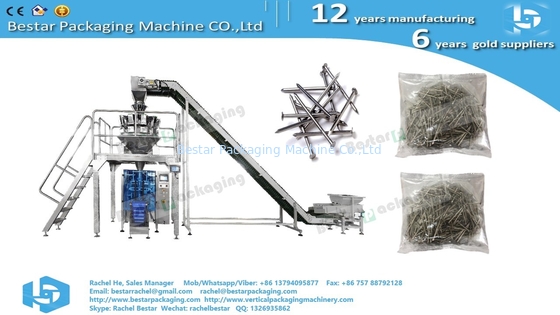 Máquina de pesado automático para clavos de hierro de longitud 60 mm BSTV-450AZ