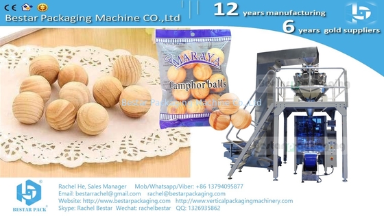 Máquina de embalaje automática Bestar para el embalaje de productos de granulados de bolsas de PE