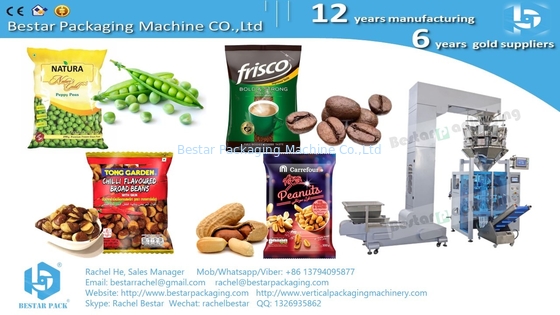 Bola de taro 500g bolsa automática de pesaje y envasado máquina BSTV-450AZ