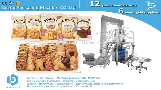 Cómo empacar las galletas de 100-500g BSTV-450AZ