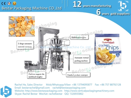 Cómo empacar las galletas de 100-500g BSTV-450AZ
