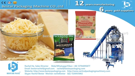 Máquina de embalaje automática para queso triturado bolso de 500 g BSTV-650AZ