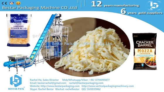 Máquina de embalaje automática para queso triturado bolso de 500 g BSTV-650AZ