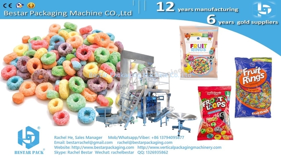Máquina de embalaje Bestar para partículas de cereales de 2,5 kg, bolsa de desayuno nutricional BSTV-820AZ