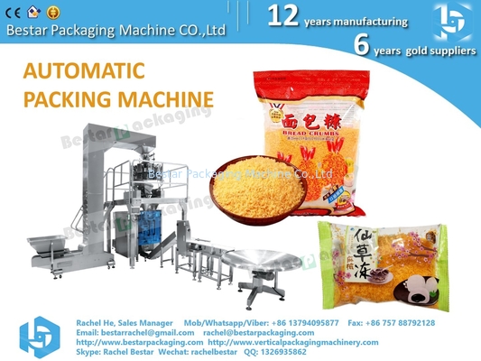 Máquina de embalaje Bestar para partículas de cereales de 2,5 kg, bolsa de desayuno nutricional BSTV-820AZ