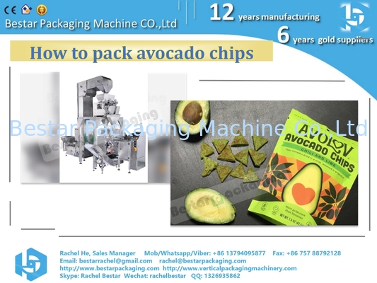 Cómo empacar rodajas de aguacate por la máquina automática Bestar Doypack