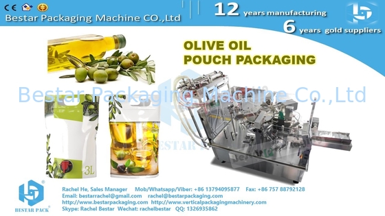 Máquina de empaque de aceite Bestar con bombas y tanques para empacar bolsas de aceite