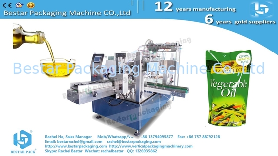 Máquina de empaque de aceite Bestar con bombas y tanques para empacar bolsas de aceite