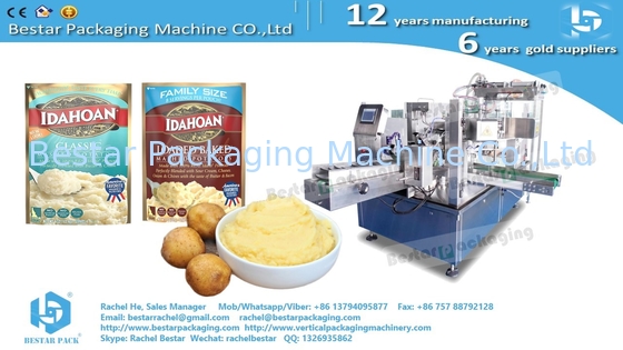 Máquina de embalaje automática con bolsa de cremallera de hummus [Bestar]