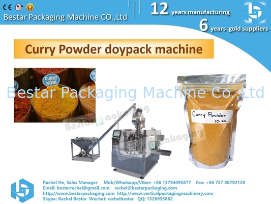 500 gramos de polvo de soja en la máquina de embalaje de bolsas de pie [Bestar] doypack máquina