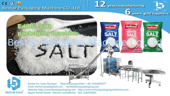 Máquina de embalaje automática Bestar para embalaje de bolsas de sal comestibles de 2 kg BSTV-450DZ