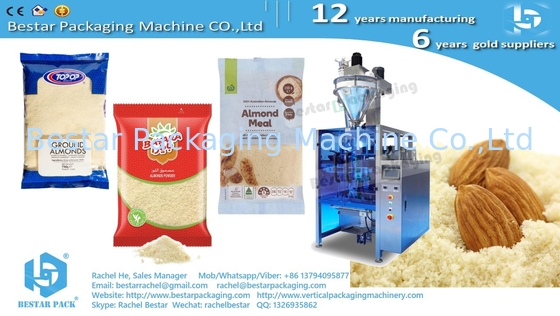 Máquina de embalaje de 4 bolsas de harina de arroz de 1 kg con sistema de dosificación BSTV-550DZ