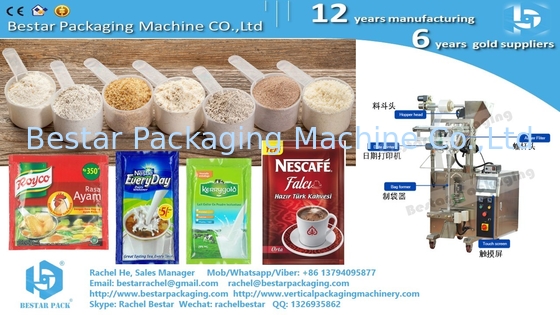 Cómo empacar el paquete de leche en polvo con una muesca de lágrima fácil BSTV-160F