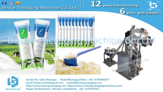 Nuevo diseño de la máquina de embalaje para 25 g de embalaje de la leche en polvo sachet BSTV-160F