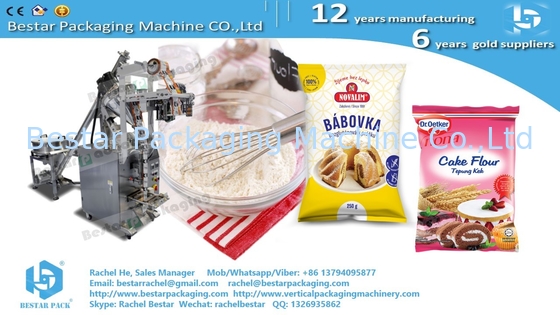 Cómo empacar 100g de polvo de soya sachet [Bestar] máquina automática de embalaje de polvo BSTV-160F