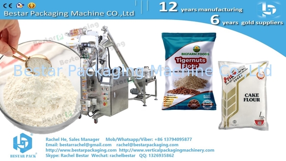 Cómo empacar 100g de polvo de soya sachet [Bestar] máquina automática de embalaje de polvo BSTV-160F