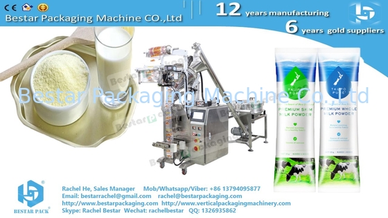 Cómo empacar 100g de polvo de soya sachet [Bestar] máquina automática de embalaje de polvo BSTV-160F