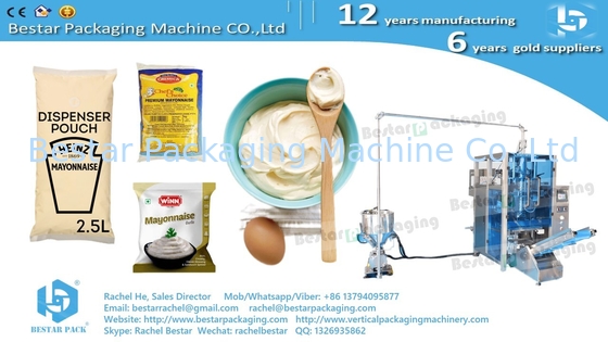 Máquina de embalaje automática para aceite comestible 1-5 kg en bolsa de embalaje BSTV-750P